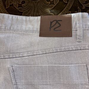Perry Ellis Men’s Jeans 36x30 Premium Denim Gray Straight Leg Stretch